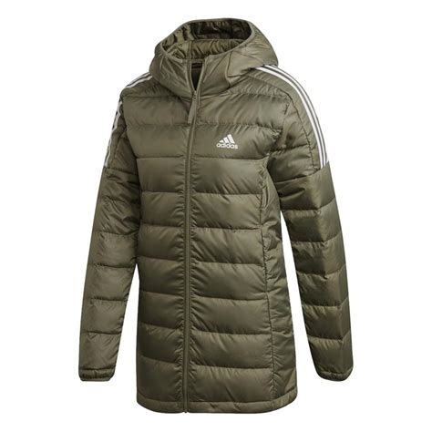 adidas light kaputzenjacke damen|adidas Women's Essentials Light Down Hooded Parka.